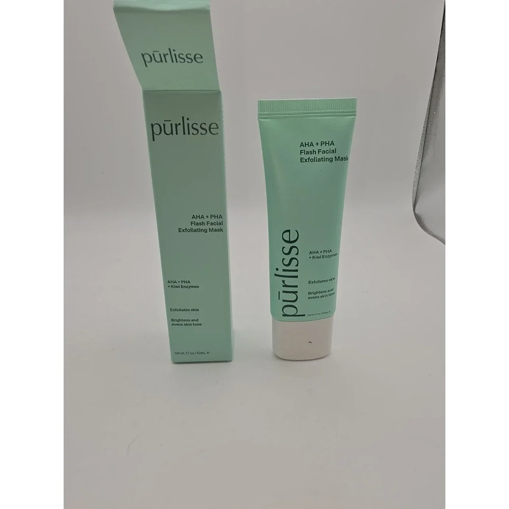 Purlisse AHA + PHA Flash Facial Exfoliating Mask. New In Box 1.7 fl oz